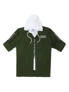 CAVIO Boys Cotton Lightweight Jacket & T-Shirt