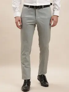 Turtle Men Tailored Skinny Fit Chinos Solid Trousers