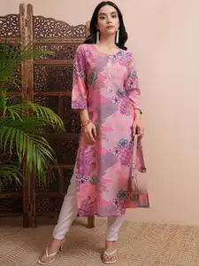 Vishudh Women Floral Printed Floral Kurta