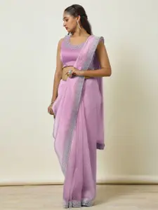 Soch Embellished Beads and Stones Organza Saree
