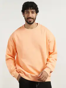 NOBERO Oversized Solid Sweatshirt