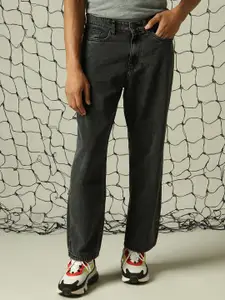 Hubberholme Men Loose Relaxed Baggy Fit Light Fade Jeans