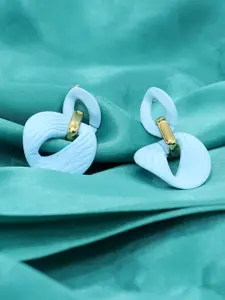 VAGHBHATT Rhodium-Plated Classic Drop Earrings