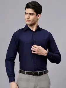 TrendiVastra Men India Slim Spread Collar Solid Cotton Slim Fit Formal Shirt