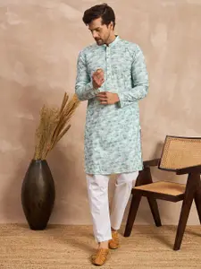 House of Pataudi Printed Straight Kurtas
