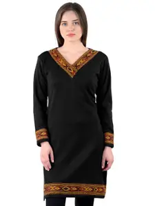 KALINI Women V-Neck Kurti