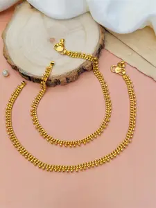 ABDESIGNS Gold Plated Anklet