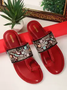 Anouk Women Ethnic One Toe Flats