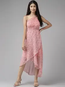 BAESD Floral Print Georgette Maxi Dress