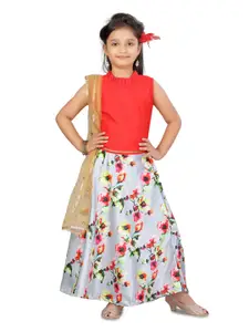 BAESD Girls Ready to Wear Lehenga & Blouse With Dupatta