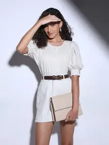 Vero Moda Women Solid Round Neck Top