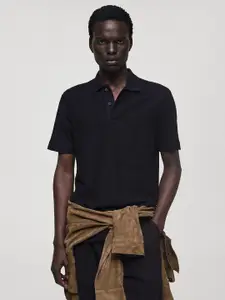 MANGO MAN Polo Collar T-shirt