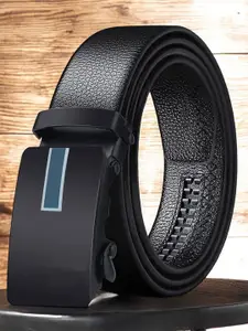 The Roadster Lifestyle Co. Men Texture Slider Buckle Formal Belt