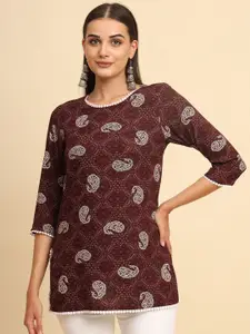 Anouk Rustic Women Paisley Printed Short Kurti