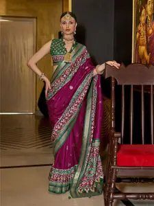 elora Woven Design Zari Patola Saree