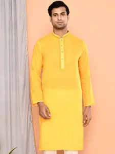 MAAHI FABS Men Thread Work Kurta