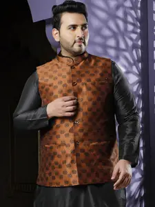 Sztori Woven Design Nehru Jacket