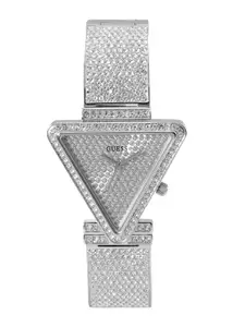 GUESS Women Trend Fame Embellished Bracelet Style Straps Analogue Watch GW0644L1