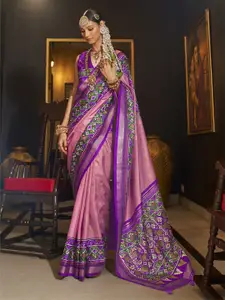 elora Woven Design Designer Patola Saree