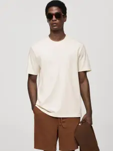MANGO MAN Round Neck T-shirt