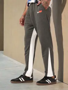 Kook N Keech Men Relaxed Fit Striped Track Pants