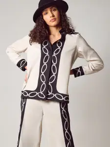 Vero Moda Women Spread Collar Colourblocked Casual Shirt