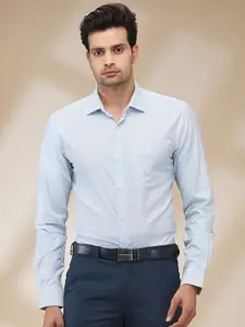 Park Avenue Men Cutaway Collar Micro Ditsy Printed Cotton Slim Fit Formal Shirt