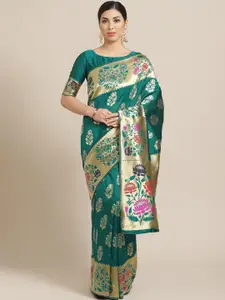 KALINI Woven Design Zari Banarasi Saree