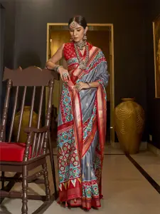 elora Woven Design Silk Patola Saree