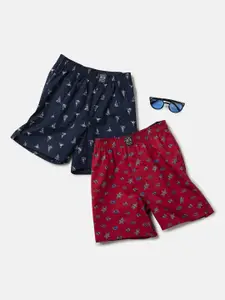 Jockey Boys Pack of 2 Super Combed Mercerized Cotton Printed Boxer Shorts-UB08