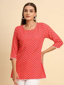 Anouk Rustic Women Printed Cotton Short Kurti