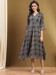 Biba Women Printed Georgette Kurta