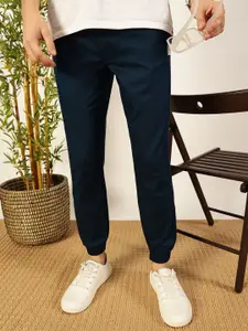 Thomas Scott Men Regular Fit Classic Easy Wash Mid-Rise Woven Joggers