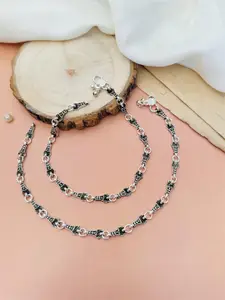 ABDESIGNS Silver Plated Anklet