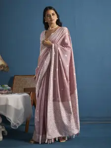 elora Woven Design Saree With Blouse Piece