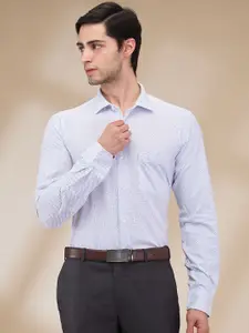 Park Avenue Men Cutaway Collar Micro Ditsy Printed Cotton Slim Fit Formal Shirt