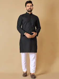 Zurika Fashion Men Chikankari Embroidered Straight Kurta