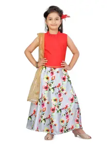 BAESD Girls Ready to Wear Lehenga & Blouse With Dupatta