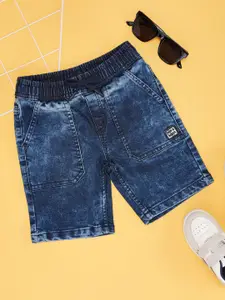 Pantaloons Junior Boys Washed Denim Shorts