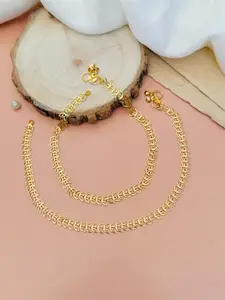 ABDESIGNS Gold Plated Anklet
