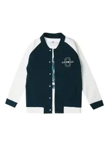 CAVIO Boys Colourblocked Lightweight Jacket & T-Shirt