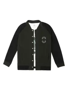 CAVIO Boys Colourblocked Lightweight Jacket & T-Shirt