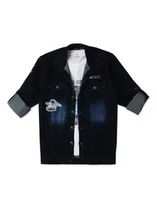 CAVIO Boys Lightweight Denim Jacket & T-Shirt