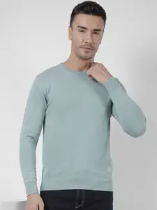 Numero Uno Men Round Neck Pullover Cotton Sweater