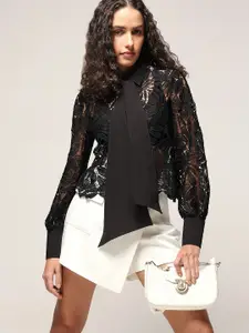 Vero Moda Women Spread Collar Floral Printed Casual Shirt