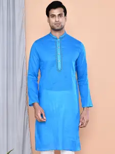 MAAHI FABS Men Thread Work Kurta