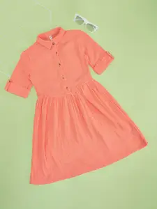 Pantaloons Junior Girls Print Fit & Flare Dress