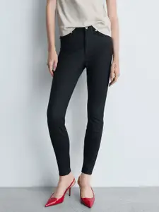 MANGO Women Skinny Fit High-Rise Stretchable Jeans