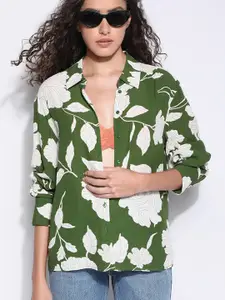 Vero Moda Women Spread Collar Floral Printed Casual Shirt