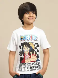 Kids Ville Boys One Piece Graphic Anime Printed Pure Cotton Tshirt